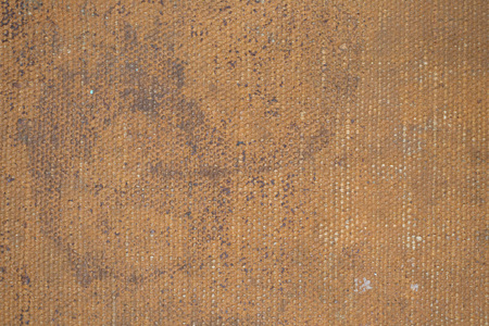 Close-up of an old canvas suitcase, vintage look