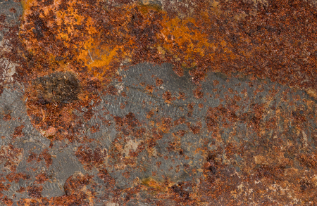 Rust backgrounds - Close-up of old metal covert in rust