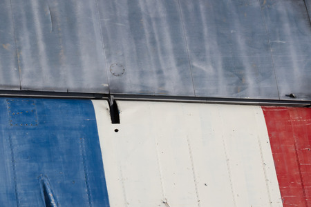 Piece of aircraft grunge metal background, old and wornの写真素材