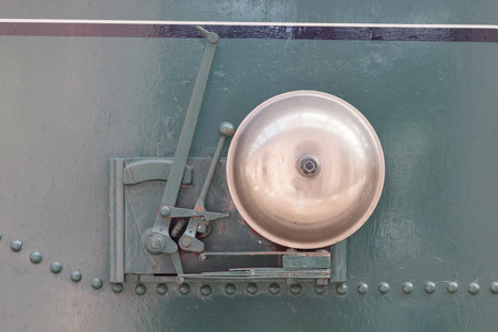 Old bell on a train - For giving warning signals