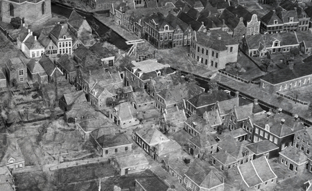 Old maquette of a village - The Netherlandsの写真素材