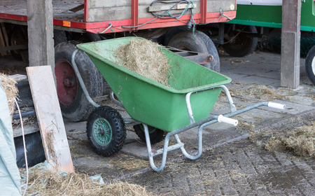 Wheelbarrow on a farm in the Netherlands