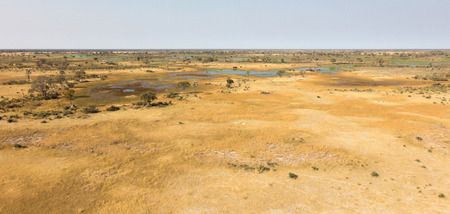 Okavango Delta aerial view, Botswana's stunning landscape