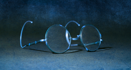 Vintage glasses isolated - Glasses from the early 20th century