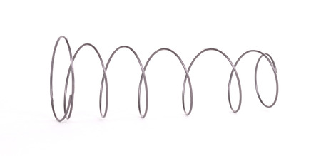 Coil spring, isolated on a white background