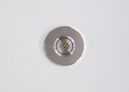Spot ceiling LED light, white ceiling, metal frame
