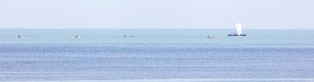 Fishing boat on the sea on Madagascar, Ifaty