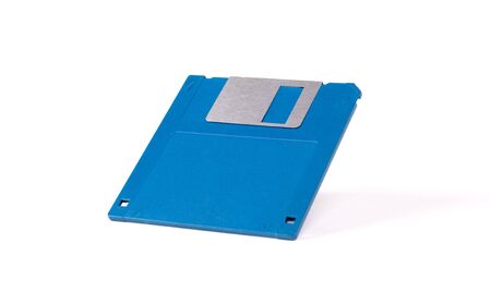 Floppy disk drive isolated on a white background