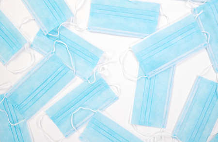 New surgical mask mouth protection mouthpieces, isolated