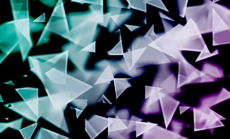 Abstract colorful bokeh glass shards for background - Dreamy backgroundの写真素材