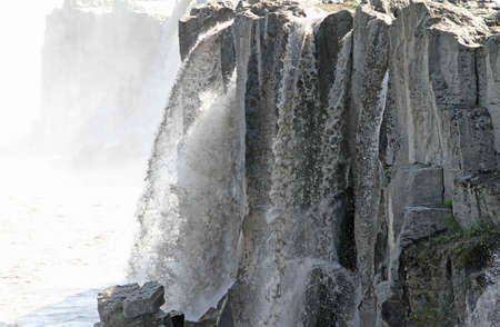 The mighty Selfoss waterfall, in the Northeast of Iceland