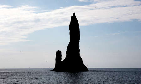 Black sand beach near Vik in Iceland