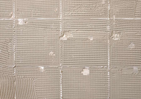 Preparation or repair of the bathroom, removing old tilesの写真素材