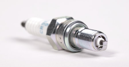 Spark plug isolated  on white
