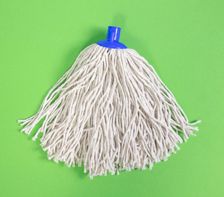 Simple new joke isolated on a green backgroundの写真素材