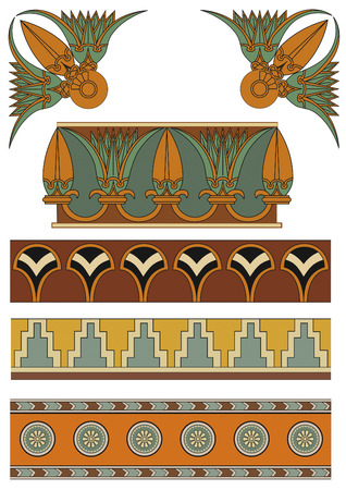 asyrian ornamentsのイラスト素材
