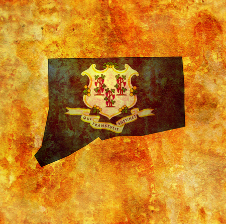 territory of connecticut state isolated from other states of USAの写真素材
