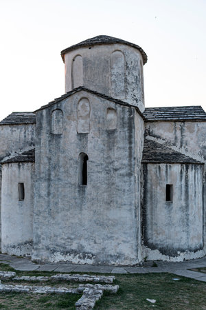 Church of the Holy Cross in the city of Nin in Croatia