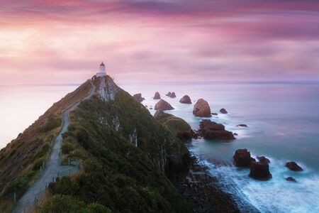 Nugget Point is one of the most distinctive  along the Otago coast of New Zealand.