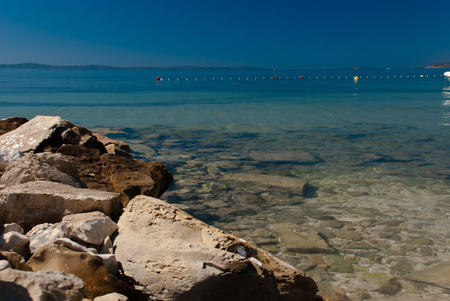 Adriatic Sea near Split, Dalmatia, Croatiaの写真素材