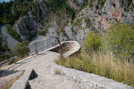 Famous Blue Lake in Imotski - Croatiaの写真素材