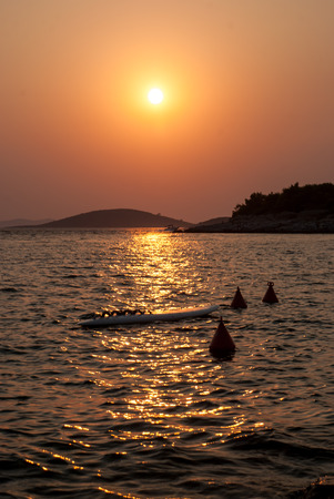 Photo of sunset over Kornati Islands, Murter, Croatiaの写真素材