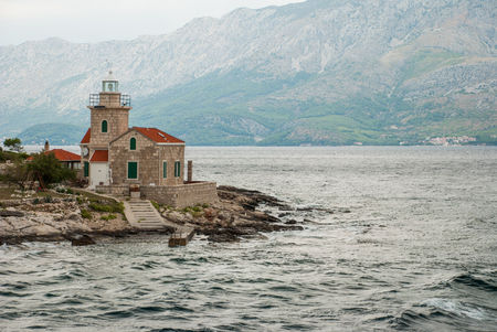 photo of lighthouse in Sucuraj, Hvar Island, Croatiaの写真素材