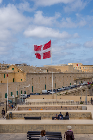 Photo of Typical street of Malta, ancient buildings and architectureのeditorial素材