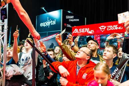 KATOWICE, POLAND - MARCH 3, 2019: Intel Extreme Masters 2019 - Electronic Sports World Cup on march 3, 2019 in Katowice, Silesia, Poland. IEM ESLのeditorial素材