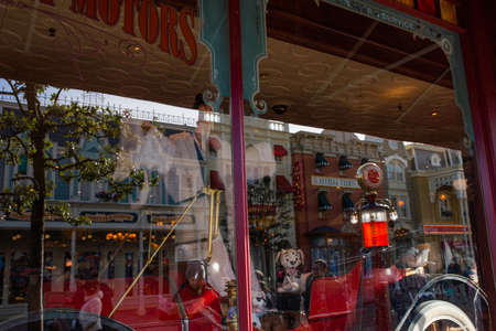 PARIS, FRANCE - JANUARY 19, 2020: Famous theme park Disneyland in Paris, France, Europeのeditorial素材