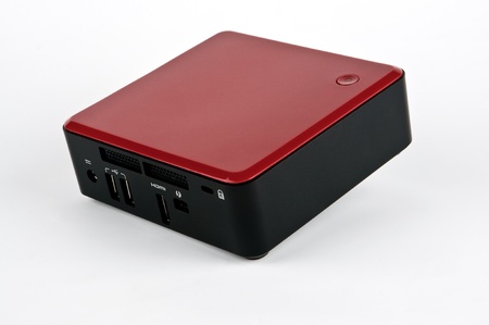 NUC - Next Unit Of Computing in black and red box