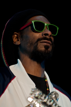 Portrait of Snoop Dogg  Snoop Lion  on stageのeditorial素材