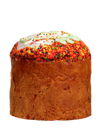 Earster cake isolated on white  backgroundの写真素材