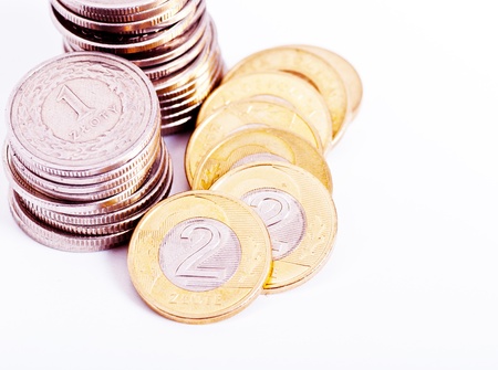 Currency in coins placed in the turretの写真素材