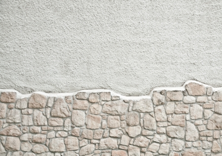 Cracked old stones and wall as backgroundの写真素材