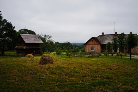 Old buildings in the countryside.の写真素材