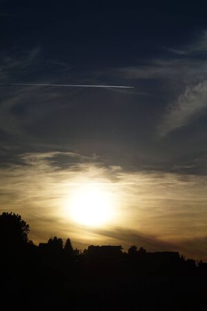 Sunset in the Bieszczady Mountains.の写真素材