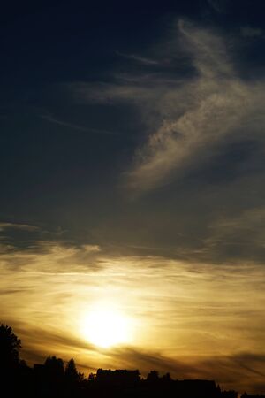 Sunset in the Bieszczady Mountains.の写真素材