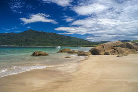 Picturesque island of Ilha Grande in Brazil, south Americaの写真素材