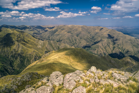Picturesque mountains in Capilla del Monte in Argentina, South Americaの写真素材