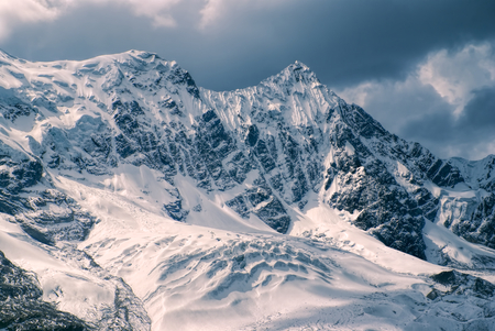 Picturesque view of high altitude south american Andes in Peru, Ausangateの写真素材