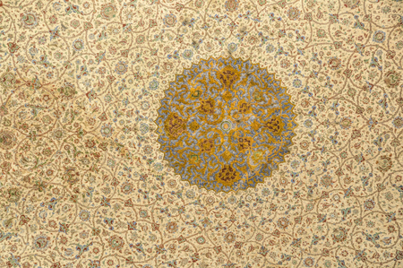 Beautiful texture of ceiling of mosque in Esfahan, Iranの写真素材