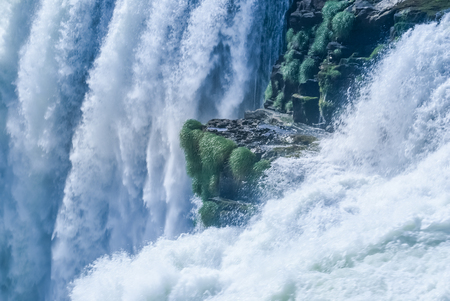 Photo of falling water of Iguazu falls in Argentina.の写真素材