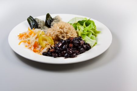healthy vegetarian mealの写真素材