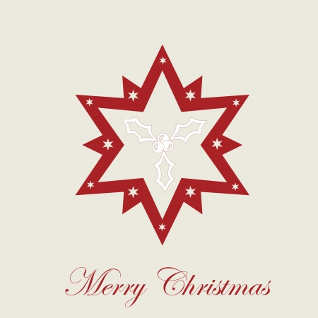 Merry christmas, starのイラスト素材