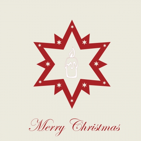 Merry christmas, starのイラスト素材