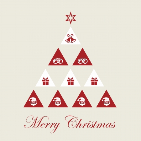 Christmas tree, pyramidのイラスト素材