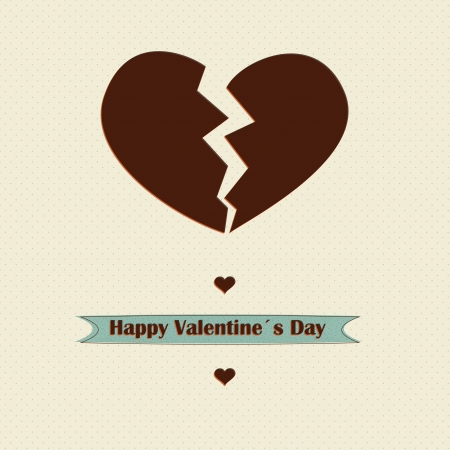 Retro love concept valentines day design  Vector  Illustration のイラスト素材