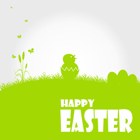 Happy easter cards illustration with easter egg  and fonts. Vector.のイラスト素材