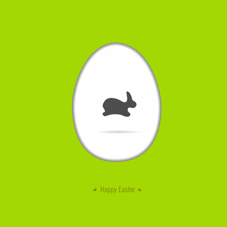 Happy easter card with Easter motif. Vector. Illustration.のイラスト素材